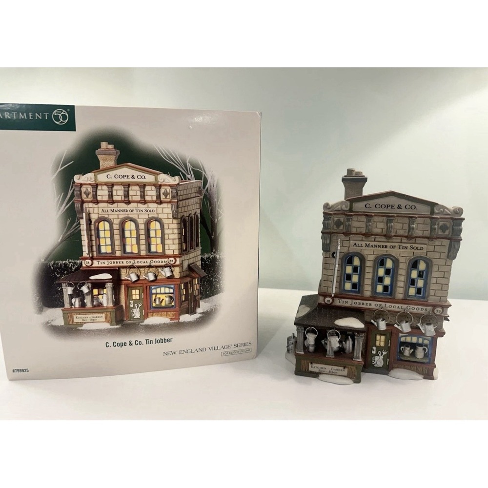Department 56 New England Series - C. Cope & Co. Tin Jobber #799925